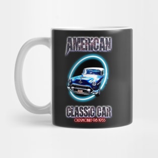 Oldsmobile classic car neon lights Mug